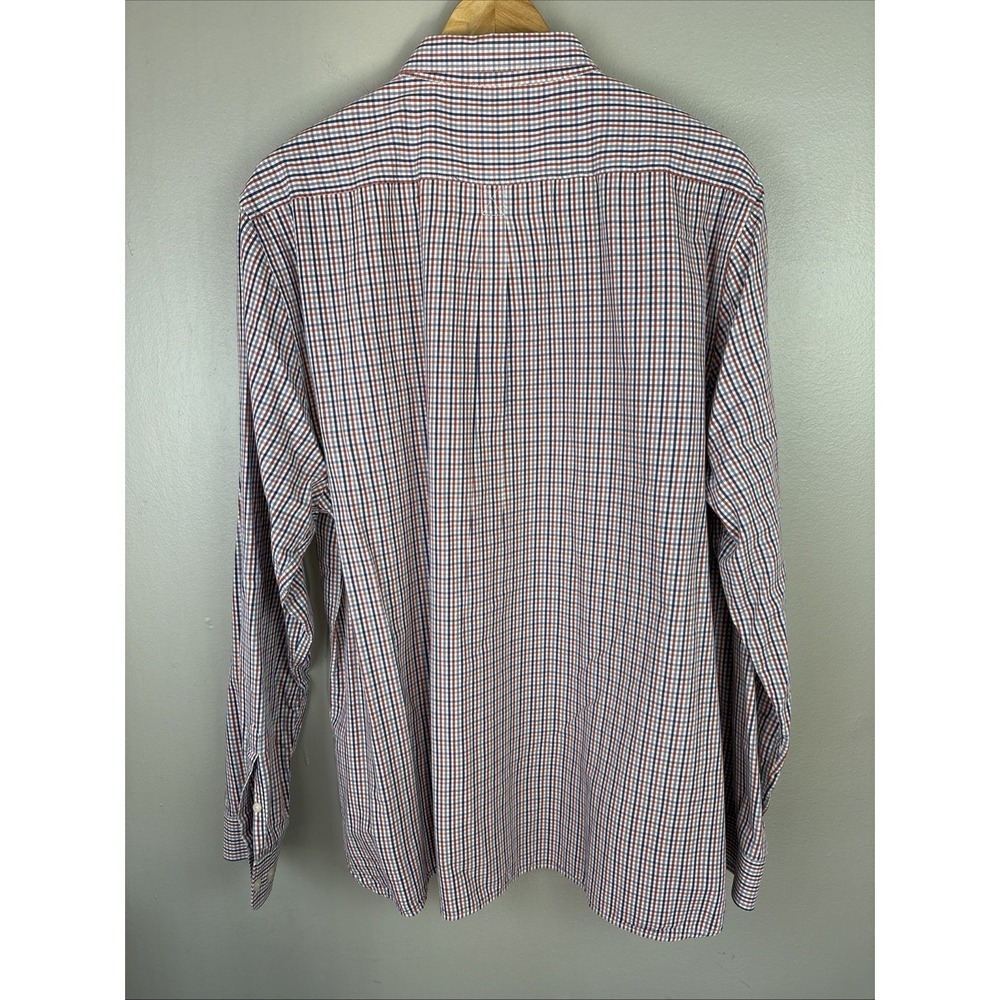 Racing Green British Style Long Sleeve Button Up Shirt Size XXL Gingham Preppy - Picture 5 of 7